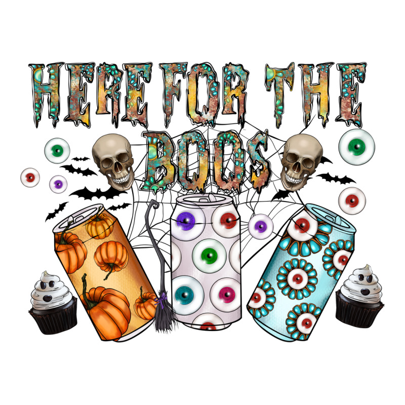 Here For The Boos Heavyweight Hoodie by CowhideDigitalArt | Teevron