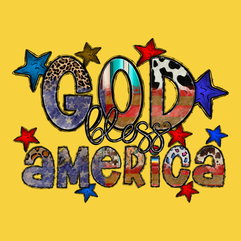 God Bless America Premium Sweatshirt by CowhideDigitalArt | Teevron