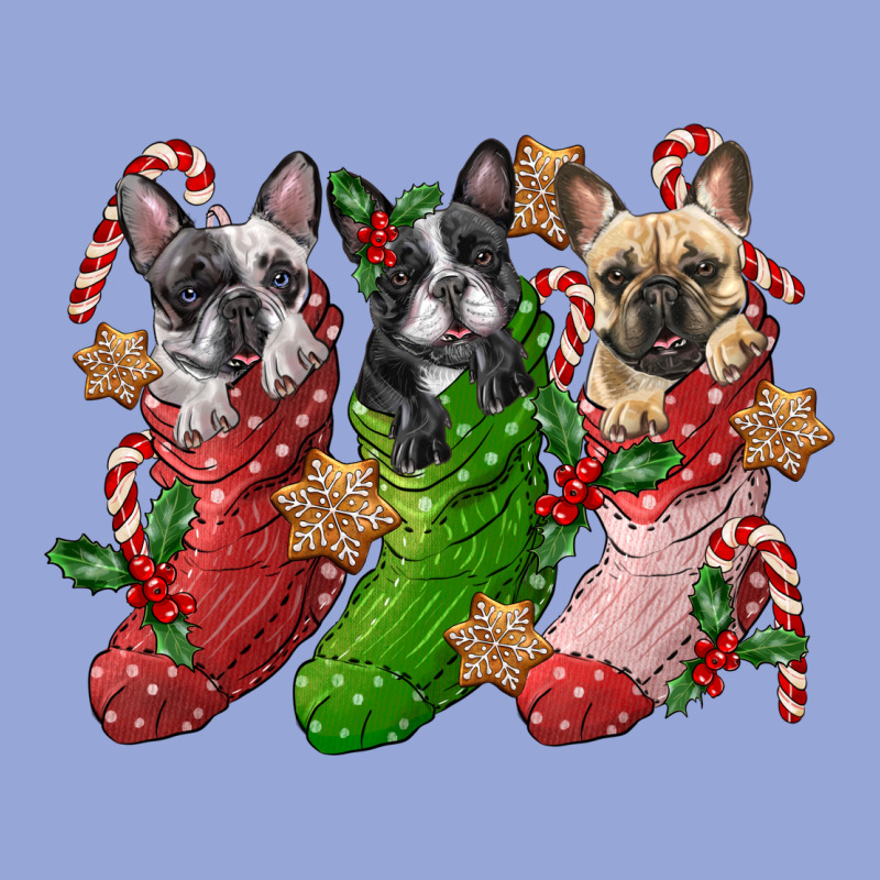 French Bulldog With Christmas Socks Classic Tee by FaDigitalArtStudio | Teevron
