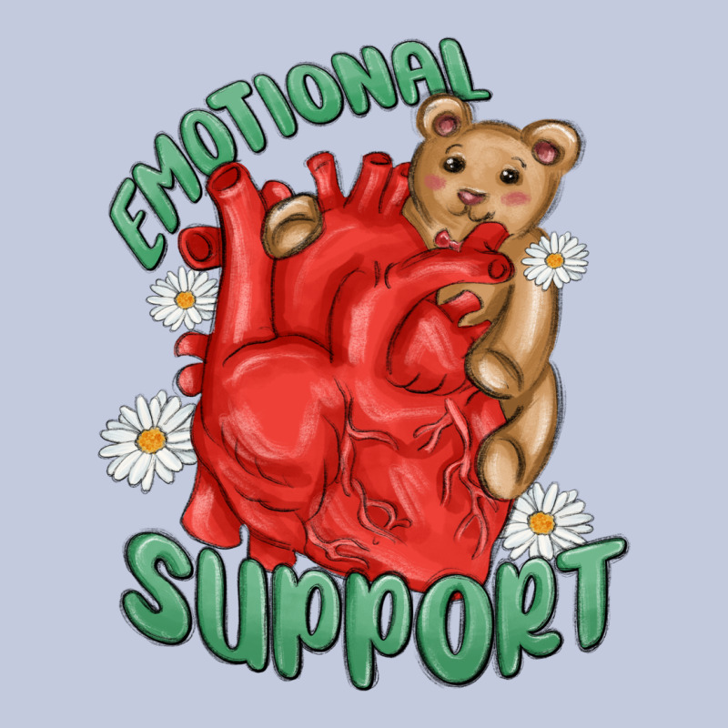 Emotional Support Long Sleeve Tee by MaliasSmallBusiness | Teevron