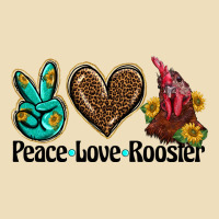 Peace Love Rooster Premium Hoodie | Teevron