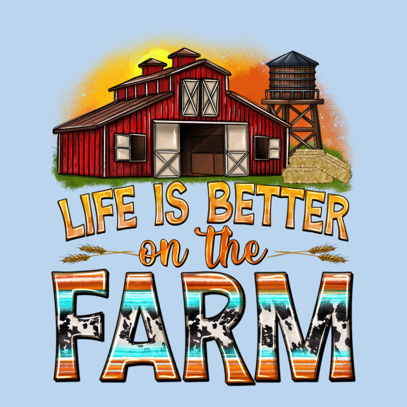 Life Is Better On The Farm With Barn Classic Tee by texasbilliewilder | Teevron