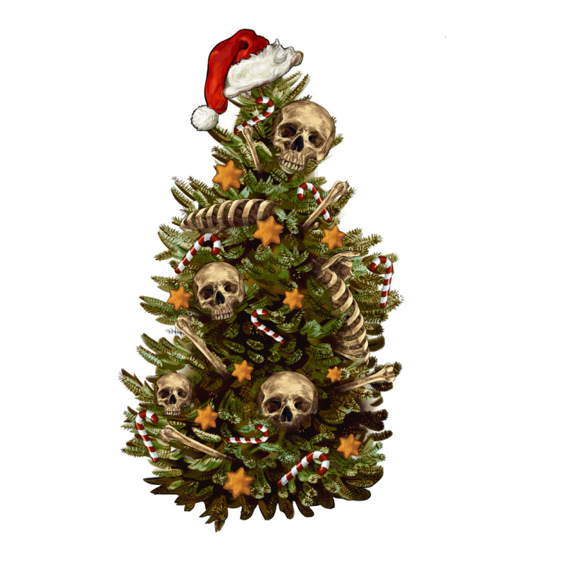 Skeleton Merry Christmas Tree Classic Tee by RanaPortraitStore | Teevron