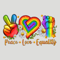 Peace Love Equality Zipper Hoodie | Teevron