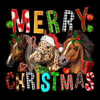 Merry Christmas Horses Premium Sweatshirt | Teevron