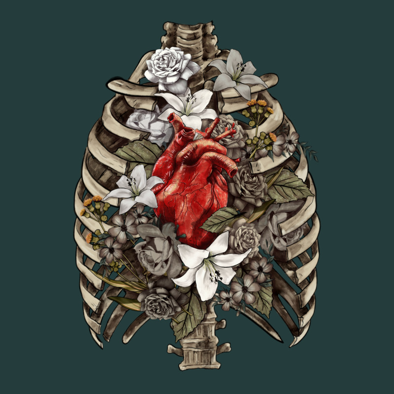Skeleton Rib Cage Heart Classic Tee by RanaPortraitStore | Teevron