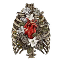 Skeleton Rib Cage Heart | Teevron