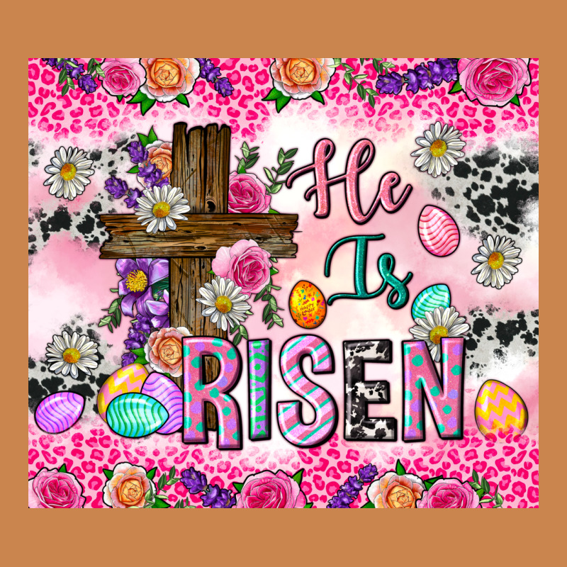 He Is Risen 20oz Tumbler Heavyweight Hoodie by Neo Western | Teevron