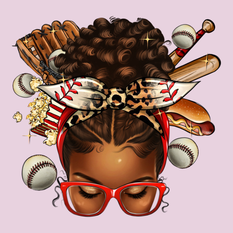 Baseball Afro Messy Bun Classic Tee by texasbilliewilder | Teevron