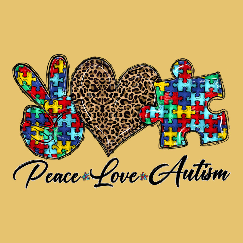 Peace Love Autism1 Premium Sweatshirt by CowhideDigitalArt | Teevron