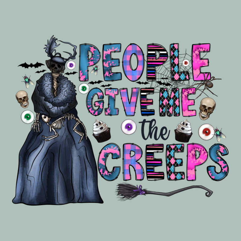 People Give Me The Creeps Heavyweight Hoodie by CowhideDigitalArt | Teevron