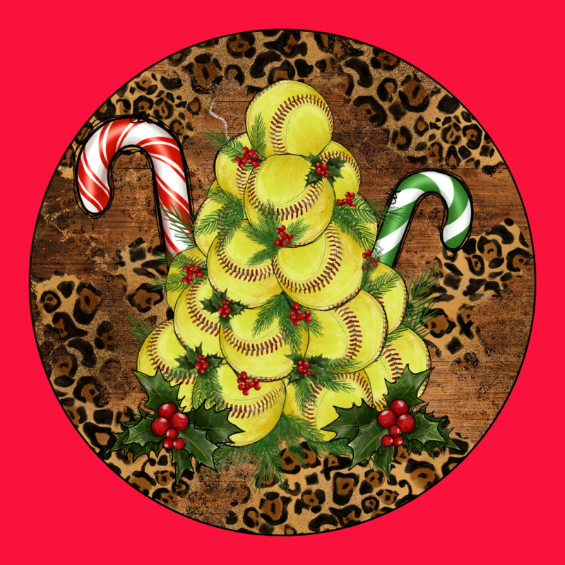 Softball Leopard Christmas Classic Tee by RanaPortraitStore | Teevron