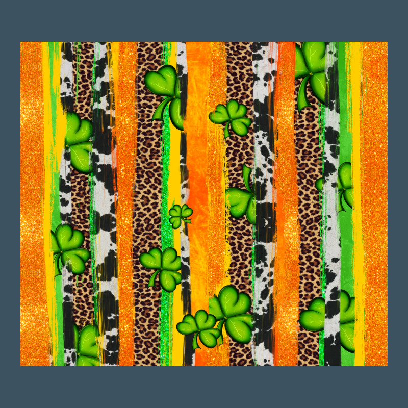 St Patricks Shamrock With Cowhide Urban Heavy Tee by Artiststas | Teevron