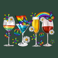 Pride Lgbtq Wine Cups And Glasses Zipper Hoodie | Teevron