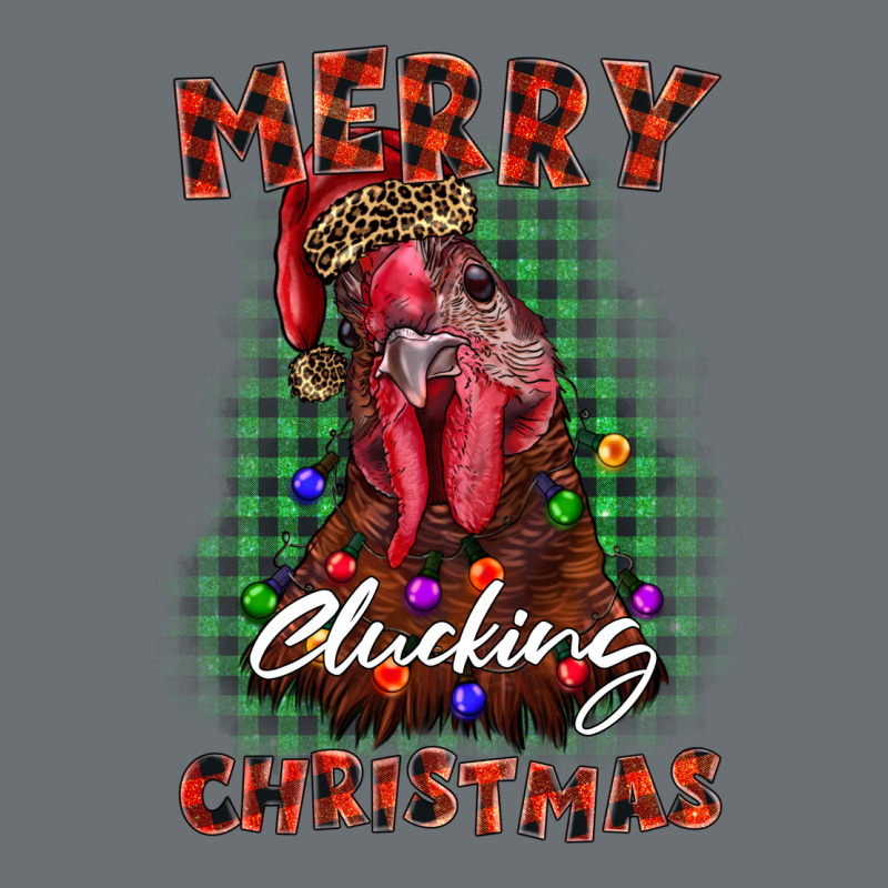Merry Clucking Christmas Rooster Premium Hoodie by BarkalooDesign | Teevron