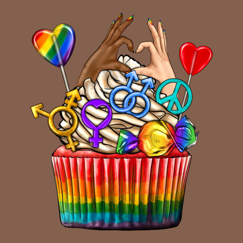 Pride Rainbow Cupcake Zipper Hoodie by texasbilliewilder | Teevron
