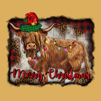 Merry Christmas Highland Cow Premium Hoodie | Teevron