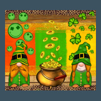 St Patricks Gnomes And Coins With Shamrock Urban Heavy Tee | Teevron