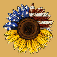 American Flag Sunflower Premium Hoodie | Teevron