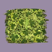 St Patrick's Day Shamrock Leopard Background Classic Tee | Teevron