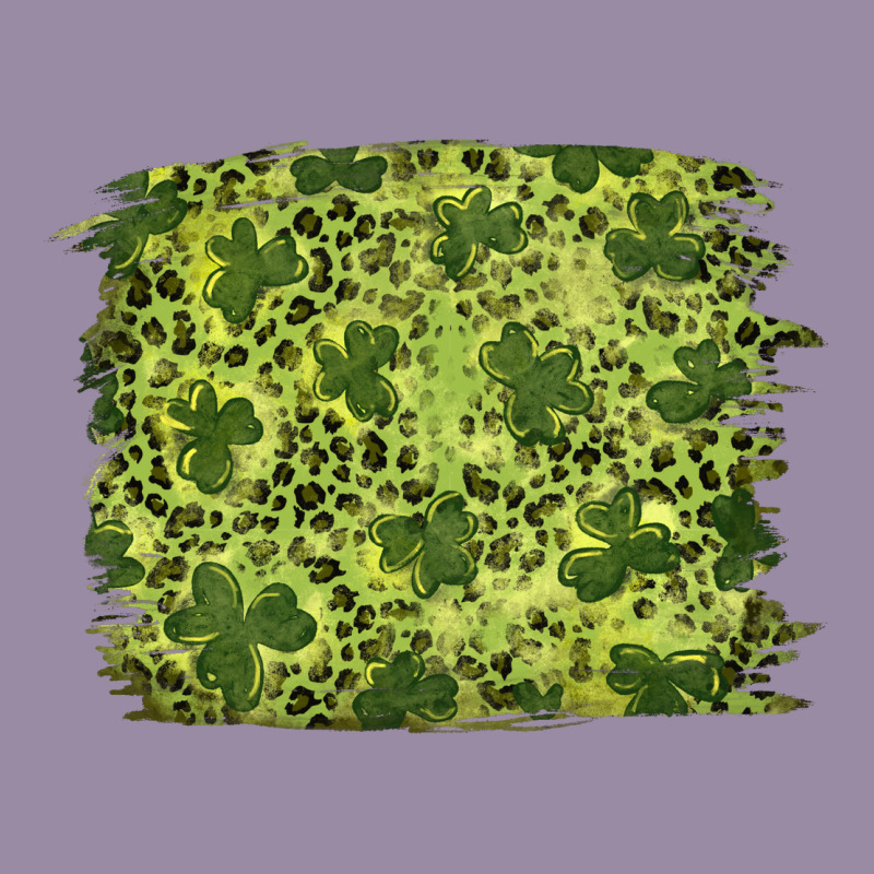 St Patrick's Day Shamrock Leopard Background Classic Tee by RanaPortraitStore | Teevron