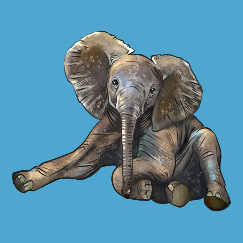 Baby Elephant Premium Hoodie by LillyAllenDesigns | Teevron