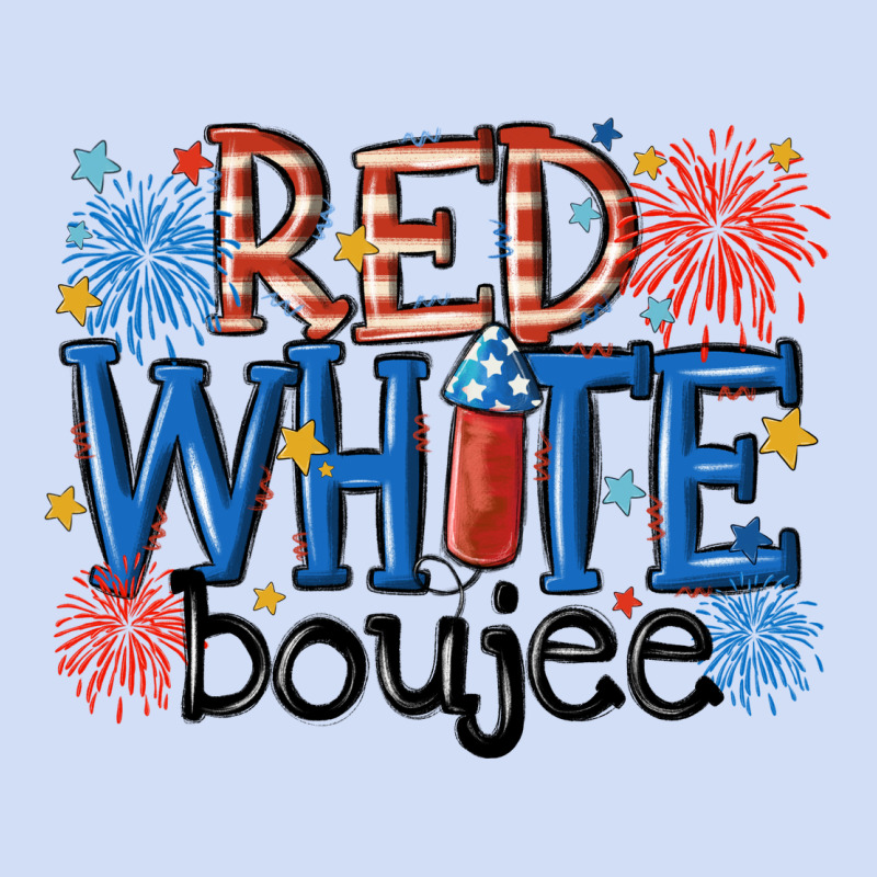 Red White Boujee Urban Hoodie by MaliasSmallBusiness | Teevron