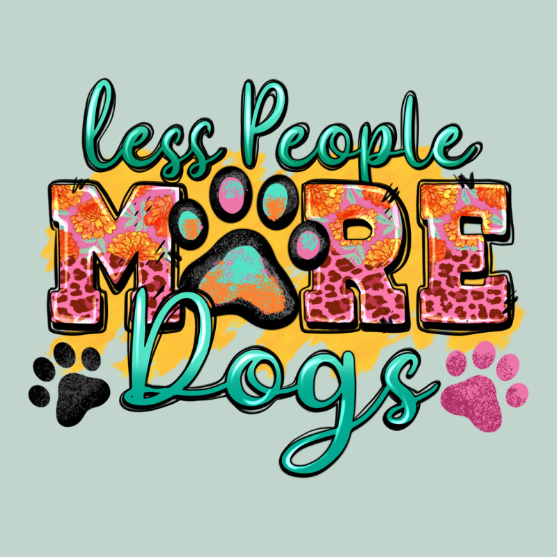 Less People More Dogs Paw Zillion Zipper Hoodie by Zillion Design Studio | Teevron