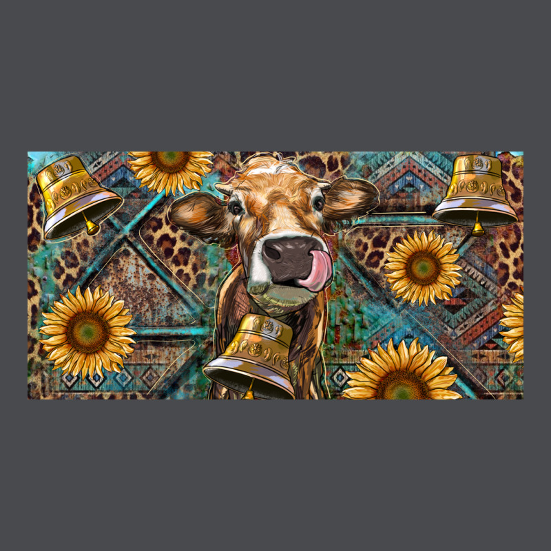 Cow With Aztec Leopard And Sunflower Zipper Hoodie by RanaPortraitStore | Teevron