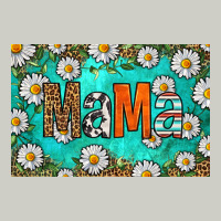 Western Daisy Mama Skinny Metal Can Holder Heavyweight Hoodie | Teevron