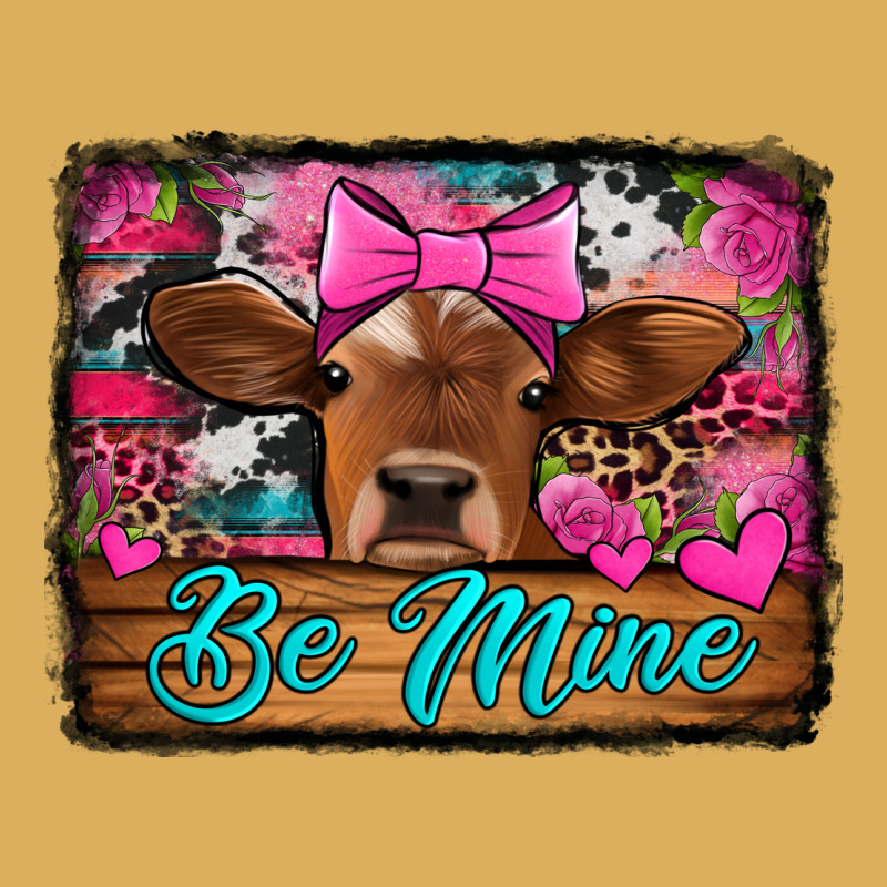 Be Mine Valentine's Day Cow Premium Hoodie by Jasminsmagicworld | Teevron