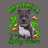 St. Patrick's Day My Pitbull Is My Lucky Charm Classic Tee | Teevron