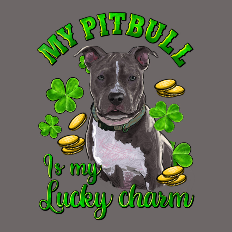 St. Patrick's Day My Pitbull Is My Lucky Charm Classic Tee by RanaPortraitStore | Teevron