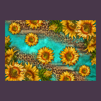 Western Sunflowers Skinny Metal Can Holder Heavyweight Hoodie | Teevron