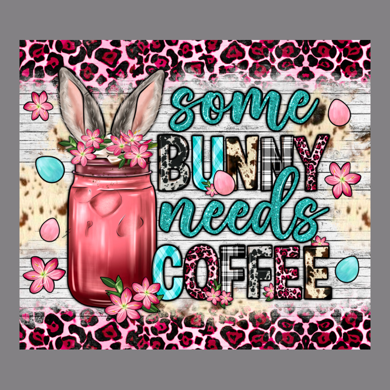 Some Bunny Needs Coffee 20oz Tumbler Heavyweight Hoodie by Neo Western | Teevron