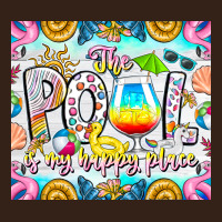 The Pool Is My Happy Place Heavy Core Tee | Teevron