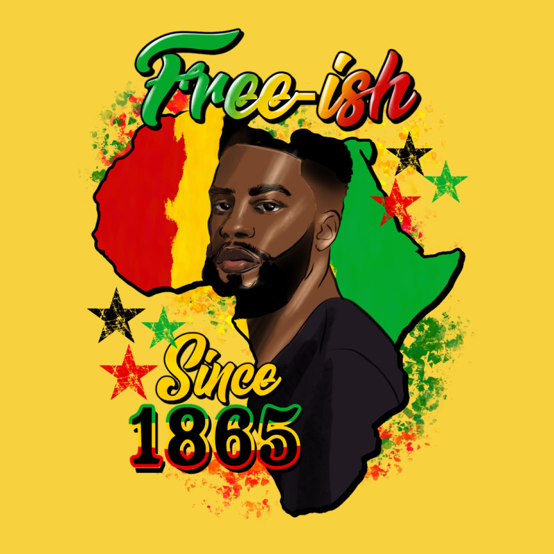 Free Ish Since 1865 Black Man Premium Sweatshirt by HRA Design Shop | Teevron