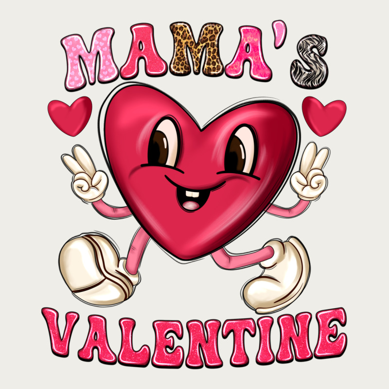 Mamas Valentine With Cute Heart Zipper Hoodie by texasbilliewilder | Teevron