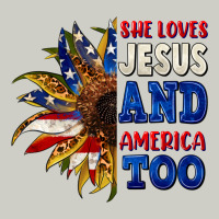 She Loves Jesus And America Too 4th Of July Heavyweight Hoodie | Teevron