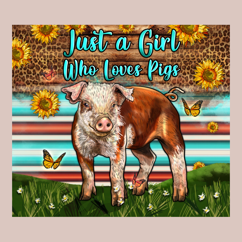 Just A Girl Who Loves Pig Premium Hoodie by LillyAllenDesigns | Teevron