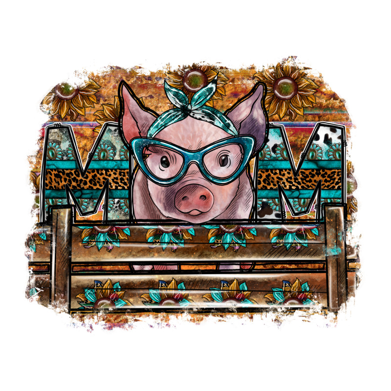 Mom Pig Heavyweight Hoodie by SublimationCraftShop | Teevron
