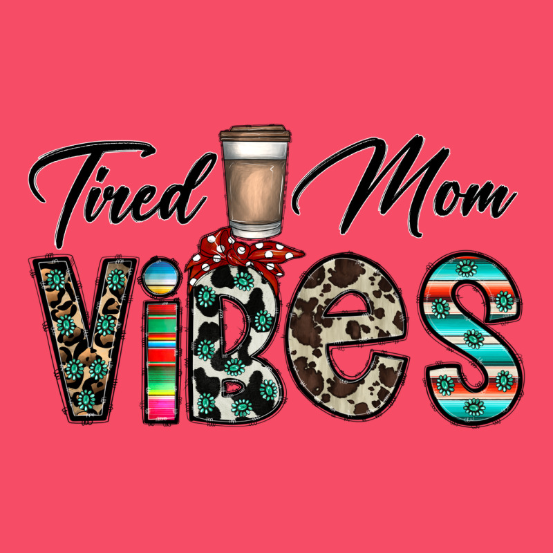 Tired Mom Vibes Premium Sweatshirt by CowhideDigitalArt | Teevron