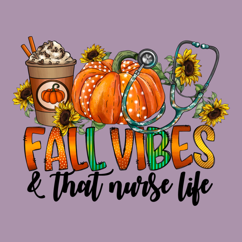 Fall Vibes And That Nurse Life Heavyweight Hoodie by CowhideDigitalArt | Teevron