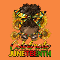 Celebrate Juneteenth Black Woman Bun Premium Sweatshirt | Teevron