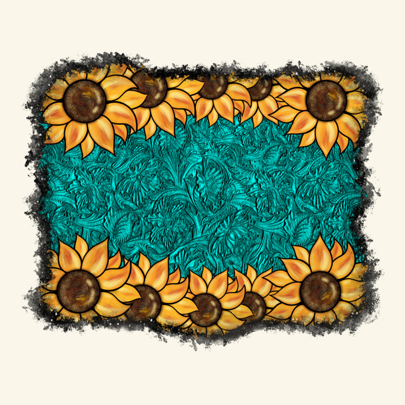 Sunflower Background Premium Hoodie by BarkalooDesign | Teevron