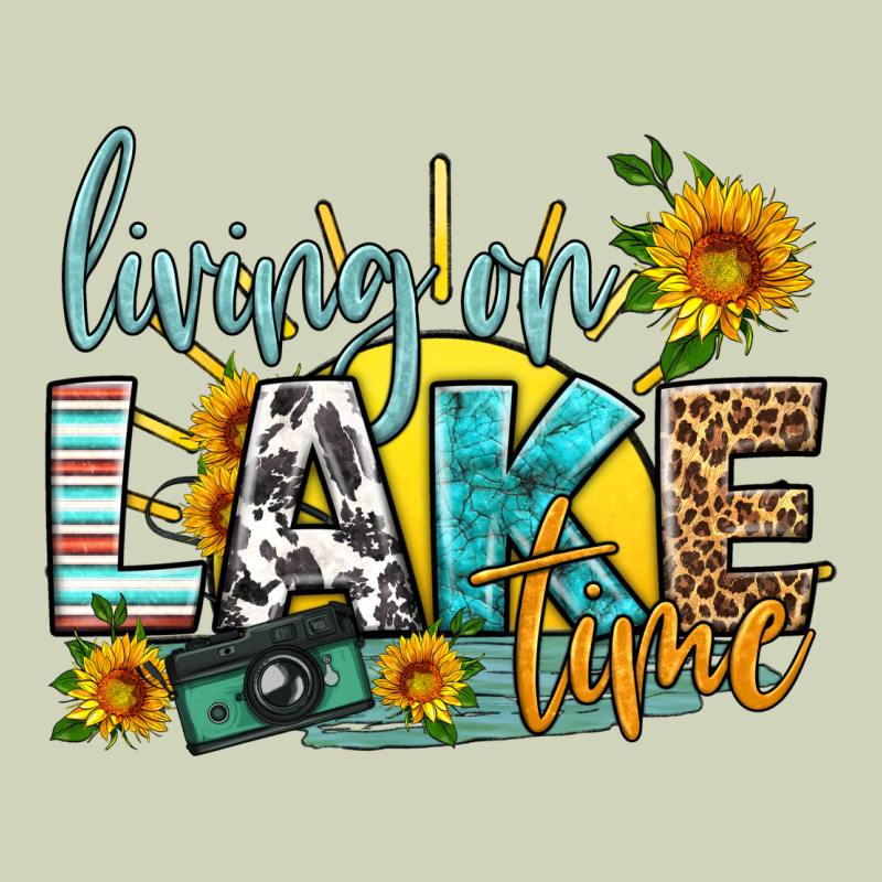 Living On Lake Time Heavyweight Hoodie by HRA Design Shop | Teevron