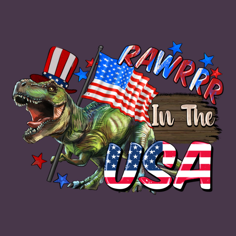 Rawrrr In The Usa 4th Of July Heavyweight Hoodie by CowGirlArtShop | Teevron