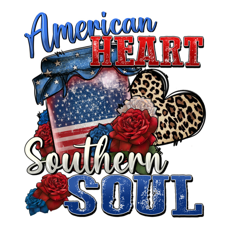 American Heart Southern Soul Zipper Hoodie by Zillion Design Studio | Teevron