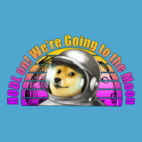 Doge Coin Hodl On We're Going To The Moon Retro Sunset Premium Hoodie | Teevron