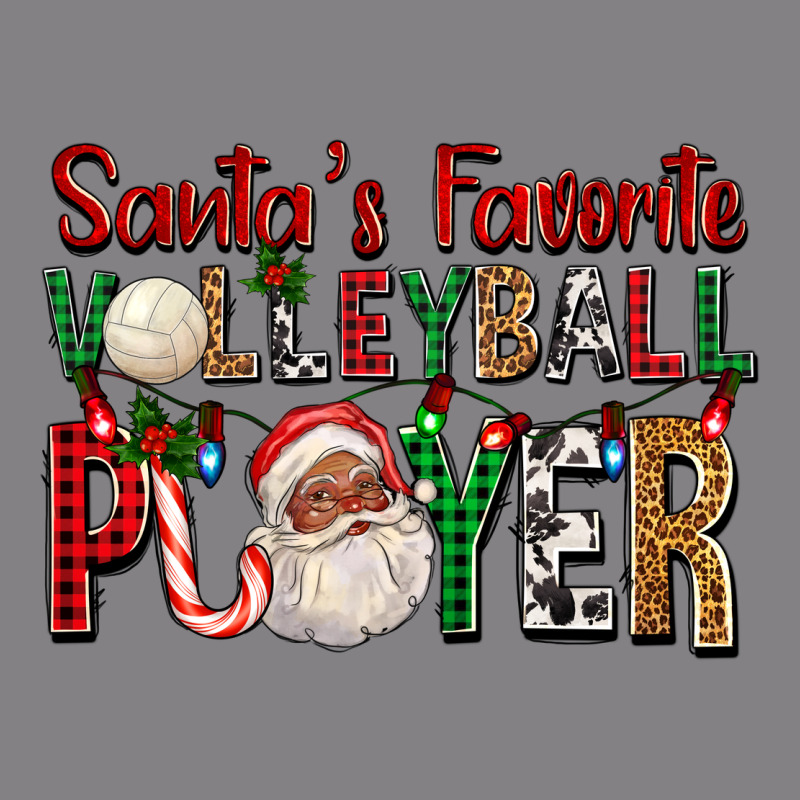 Afro Santa's Favorite Volleyball Player For Christ Heavyweight Hoodie by FaDigitalArtStudio | Teevron